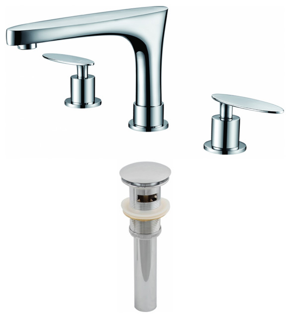 8 Above Counter Cupc Roved Br Faucet Set Chrome With Drain Br Faucet Set