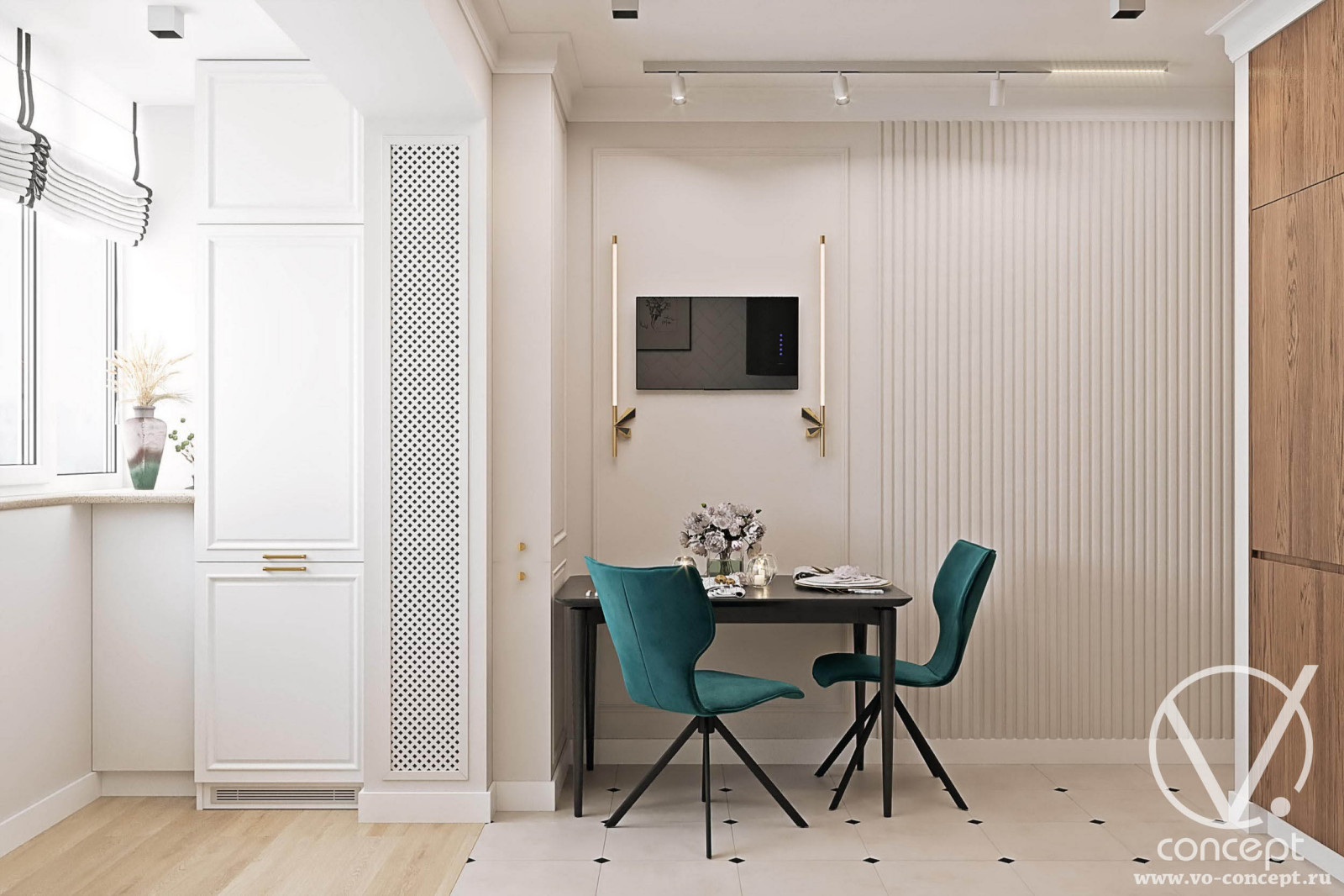 Однокомнатная квартира на востоке Москвы. 45 м.кв.