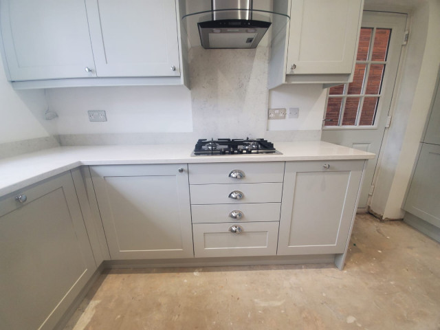 Hunton Painted Dove Grey modern-kitchen