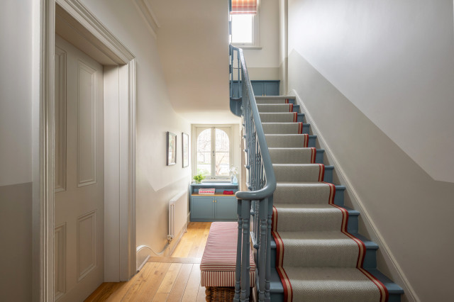 Colour Splash Kitchen modern-staircase