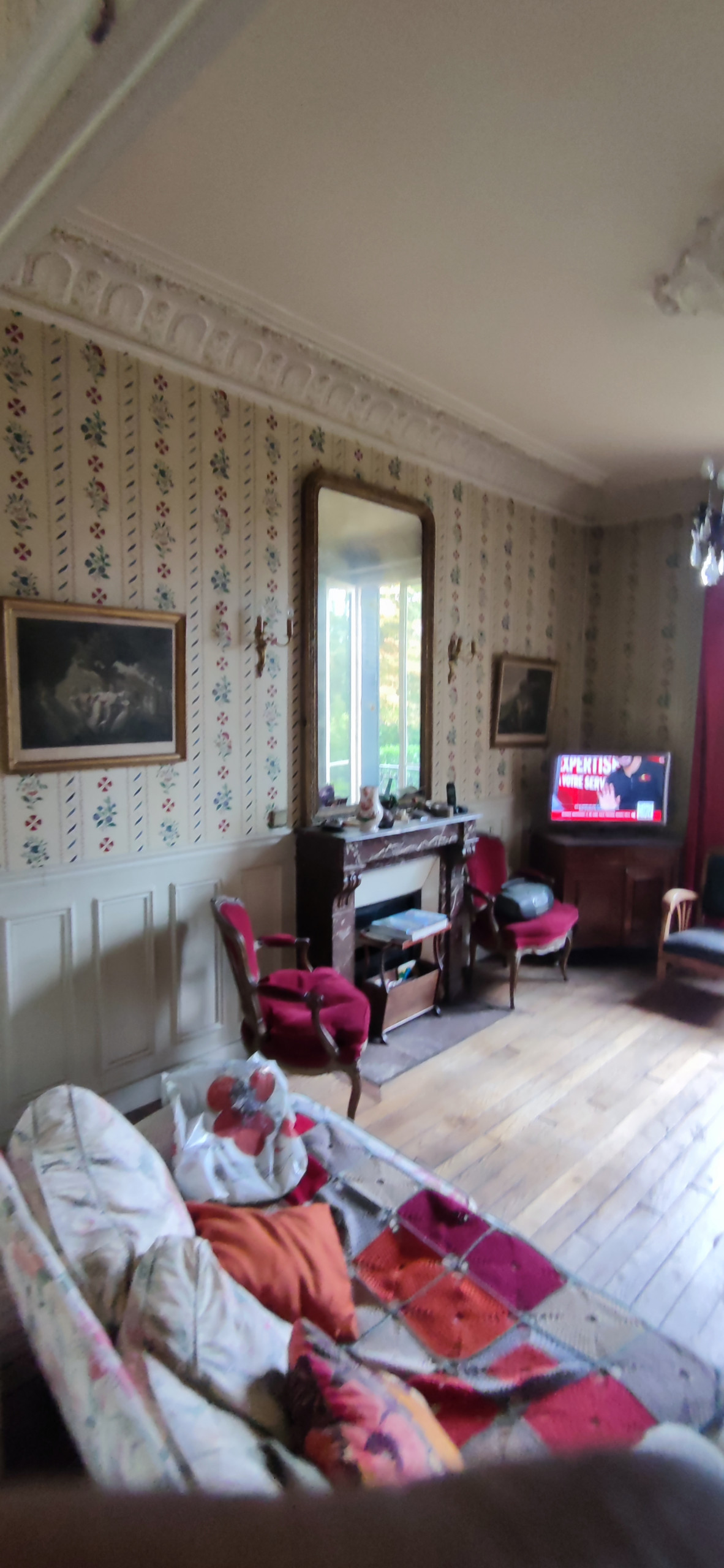 Avanr /Apres une maison de maitre se  réinvente avec brio