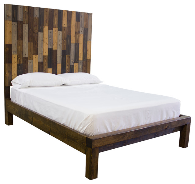 Extra Tall Solid Wood Forester Bed Headboard Rustic Panel Beds Extra Tall Solid Wood Forester Bed Headboard Rustic Panel Beds By James And Furniture