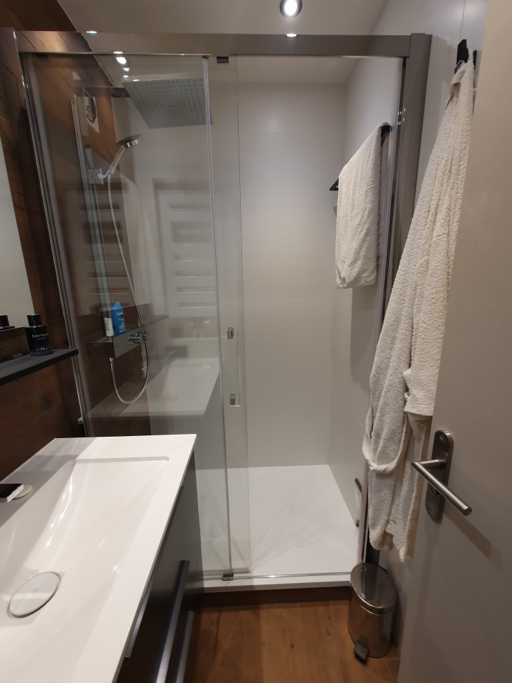 Источник вдохновения для домашнего уюта: ванная комната среднего размера в стиле кантри
