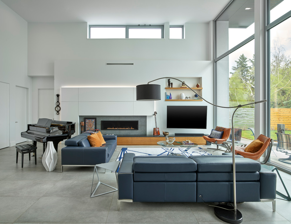 Le château de Mamie Living Room Modern Living Room Edmonton by