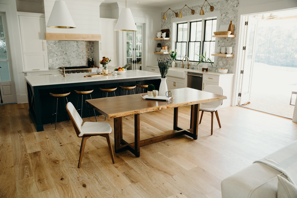 Custom Home - Transitional - Kitchen - Atlanta - by New River Building ...