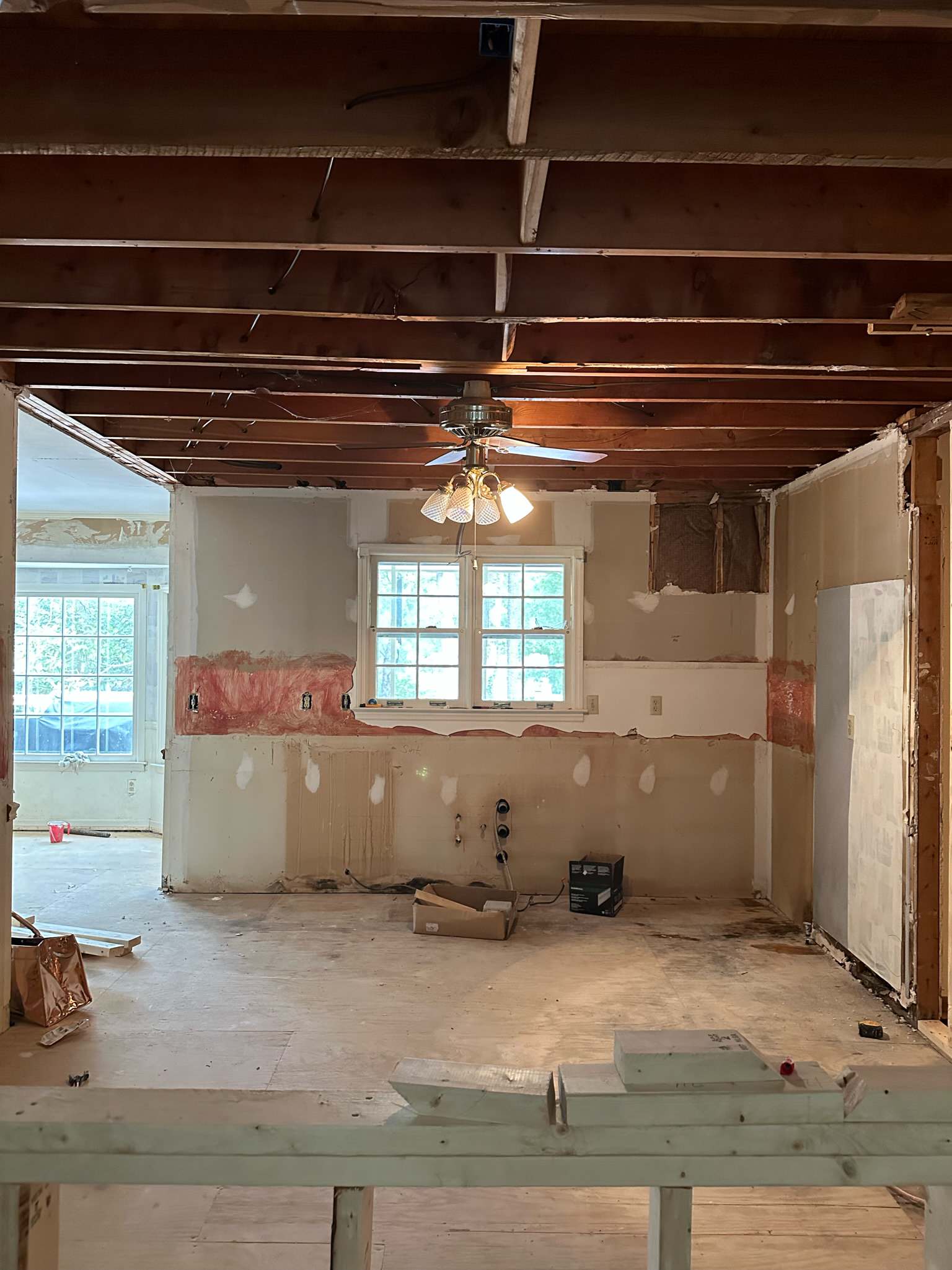 EAST COBB green and white kitchen