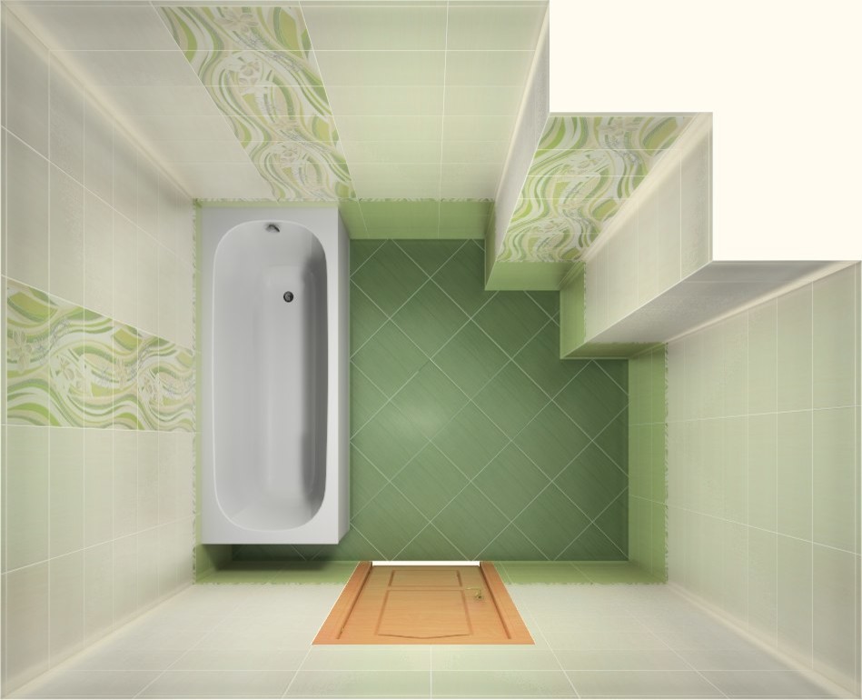 Наши работы по 3D Дизайну раскладки плитки