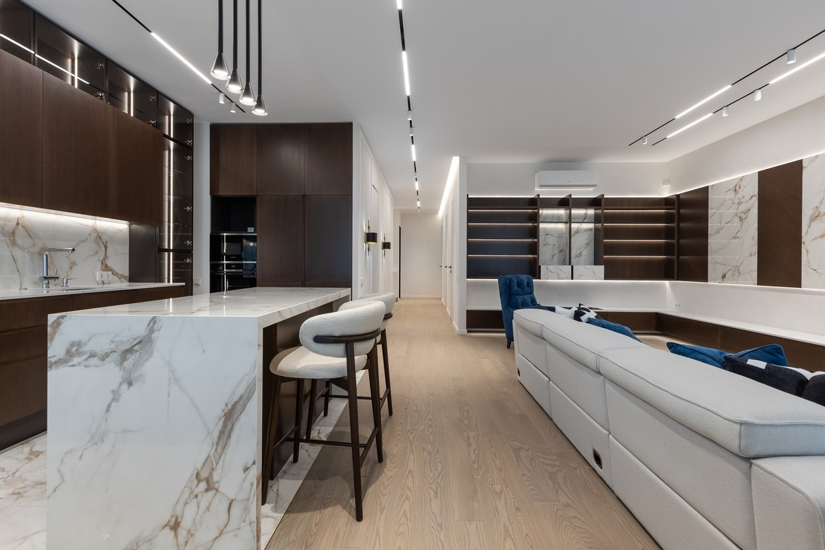 Квартира в современной классике (фото, ход реализации)