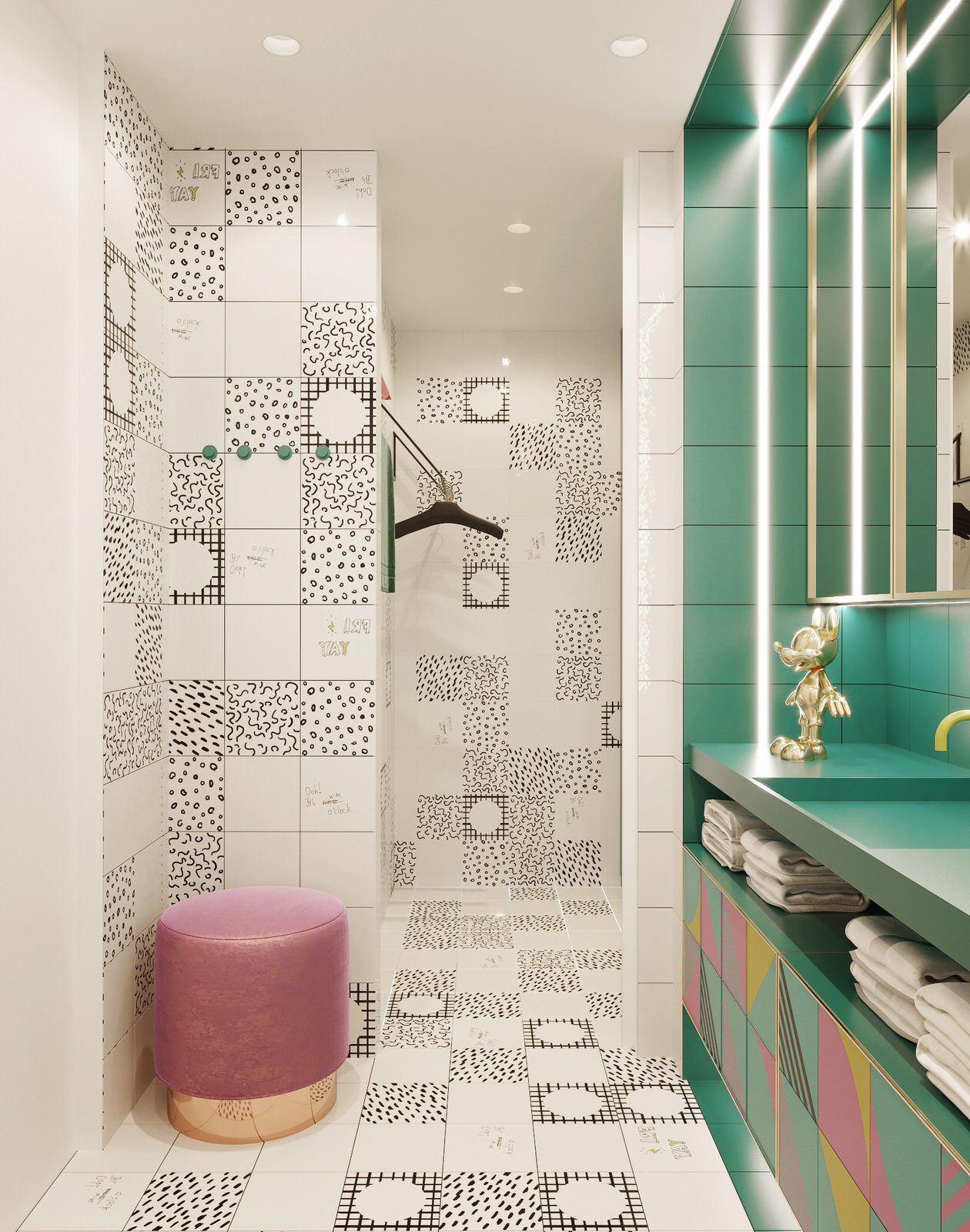 Ванная. Квартира в ЖК "МИД"