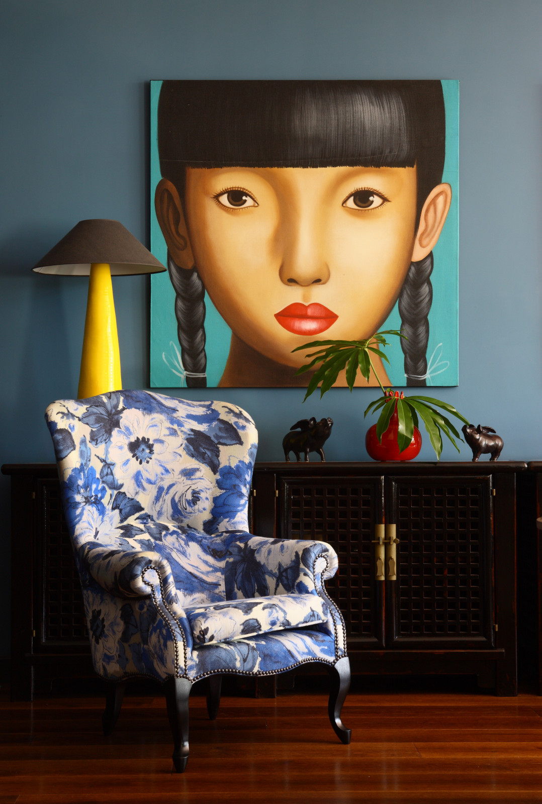 Синяя квартира в Подмосковье