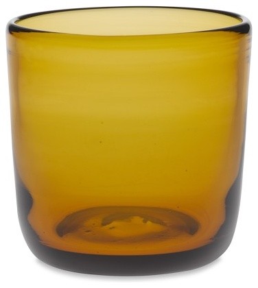 Amber Organic Double Old-Fashioned Glasses