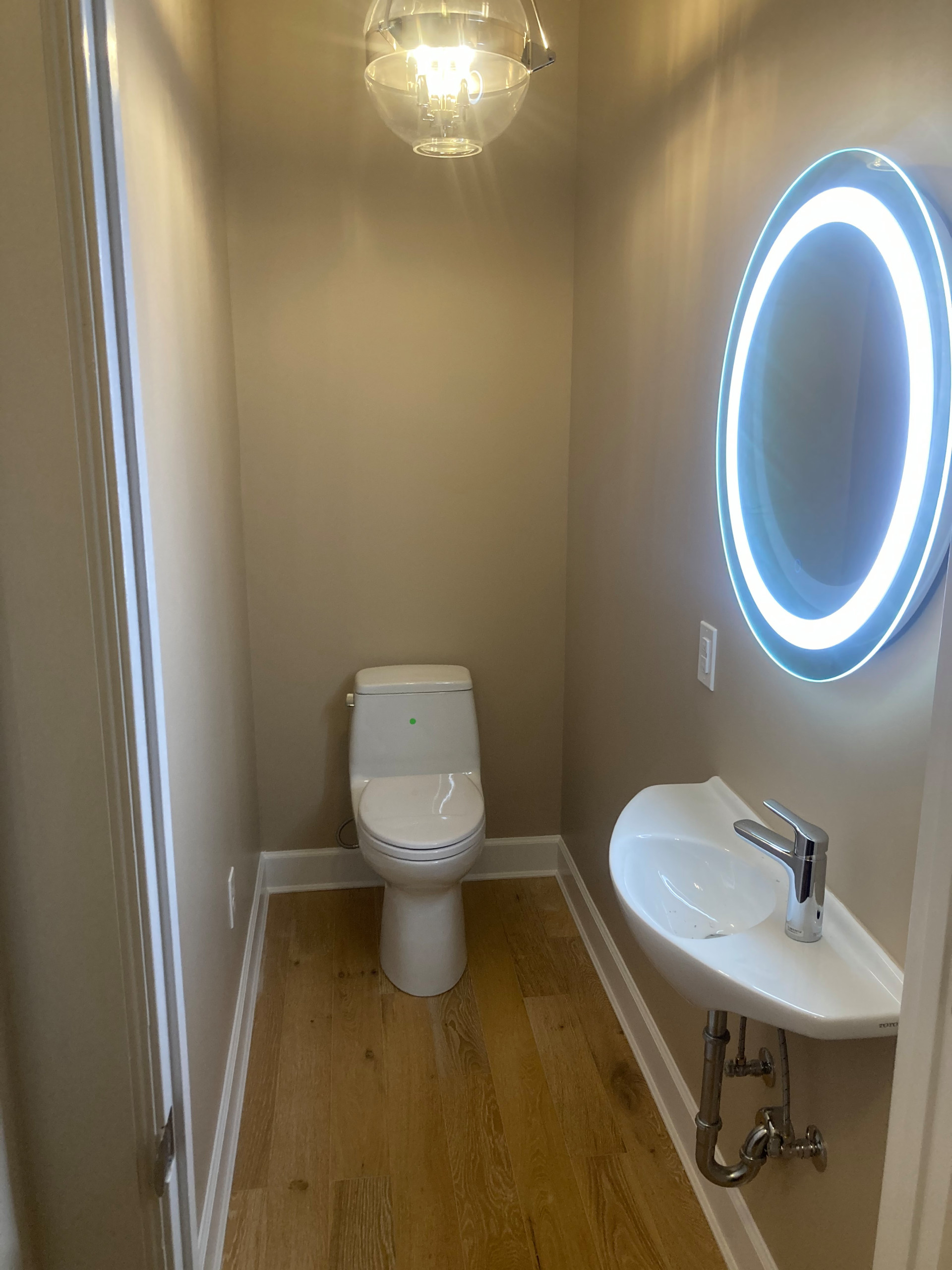 Closet Conversion to Powder Room