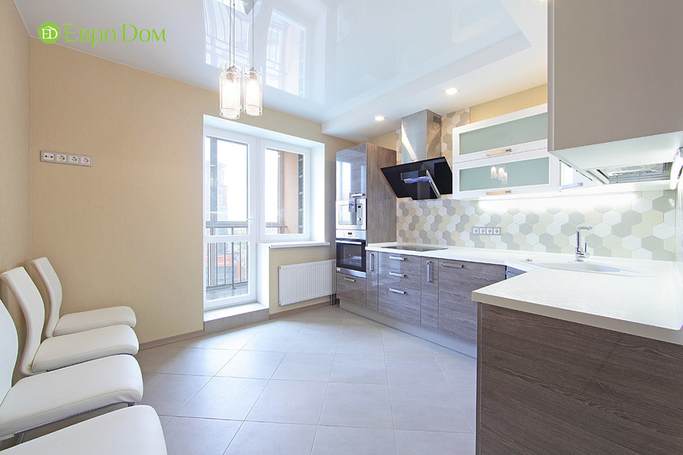 Ремонт однокомнатной квартиры 38 кв. м в современном стиле. Фото проекта