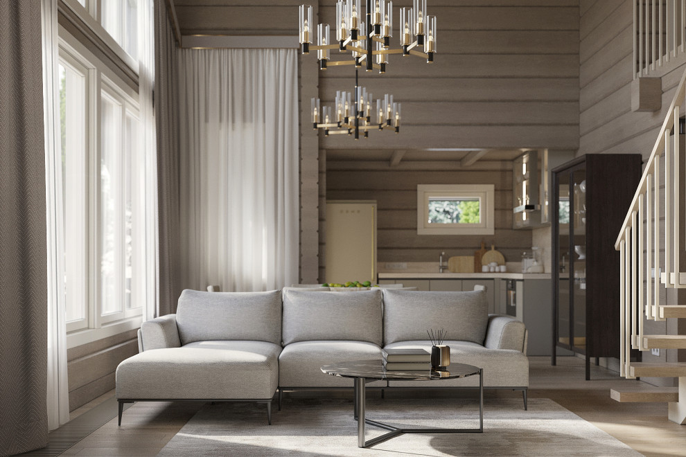 Загородный дом из бруса по проекту Honka