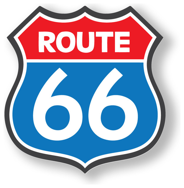 Alumapic Historical Route 66 Wall Sign, Original Artwork, Infused Into ...
