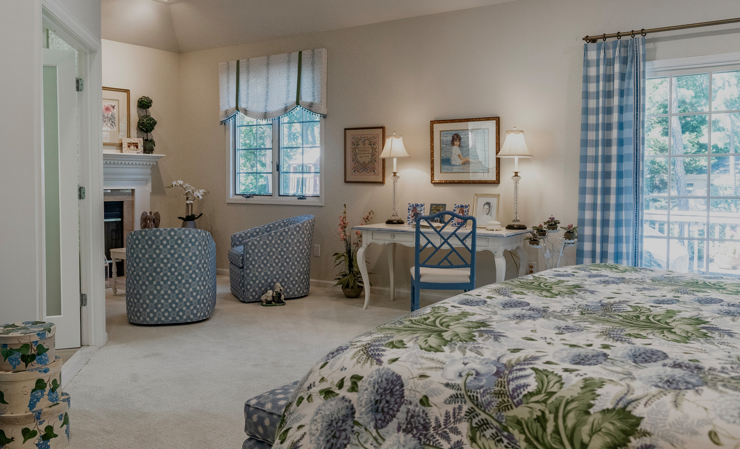 Custom Bedding and Window Treatments