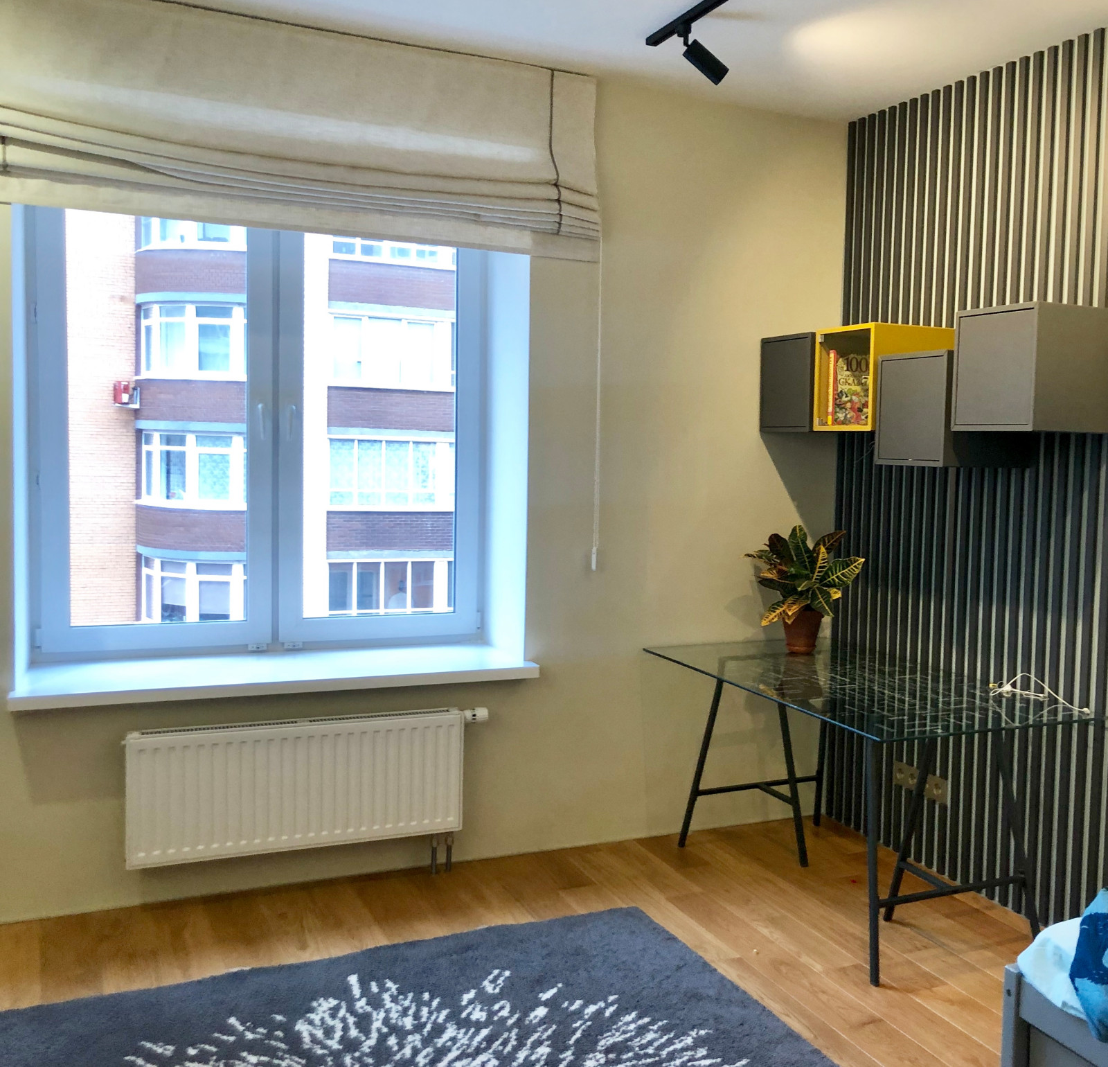 дизайн - проект квартиры 84 м2 с гостиной 42 м2