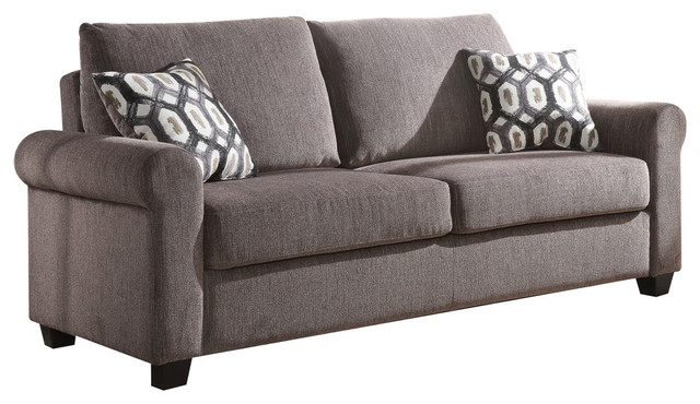 Acme Neveah Chenille Sleeper Sofa Gray Transitional Sofas By Acme Neveah Chenille Sleeper Sofa Gray Transitional Sofas By Homesquare