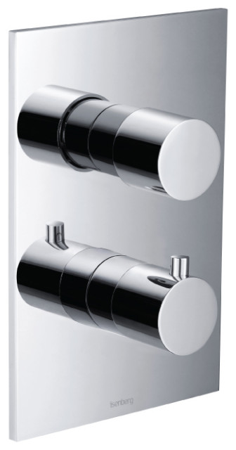 Isenberg 100.4301 3/4" Thermostatic Valve With 3-Way Diverter and Trim, Chrome
