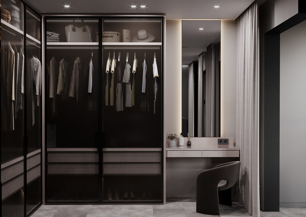 Спальня для молодой девушки ЖК "Лесопарковый", г.Челябинск