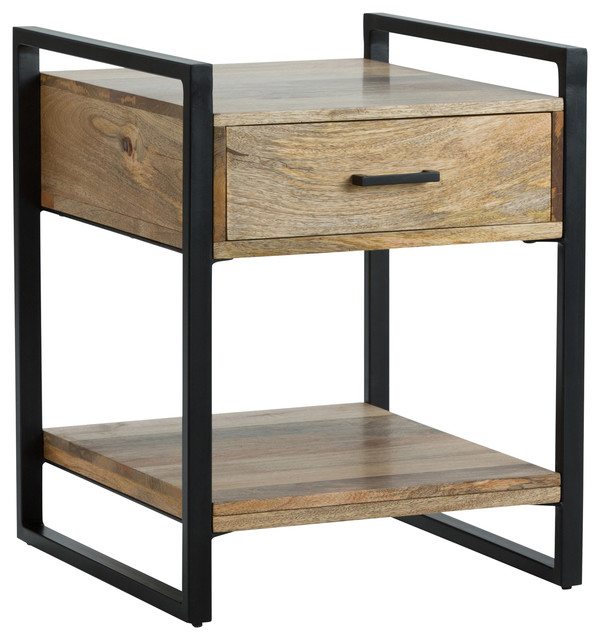 Riverside Natural Mango Wood End Table