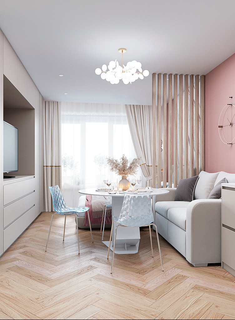 Нежные цвета, как вариант еще одного решения.