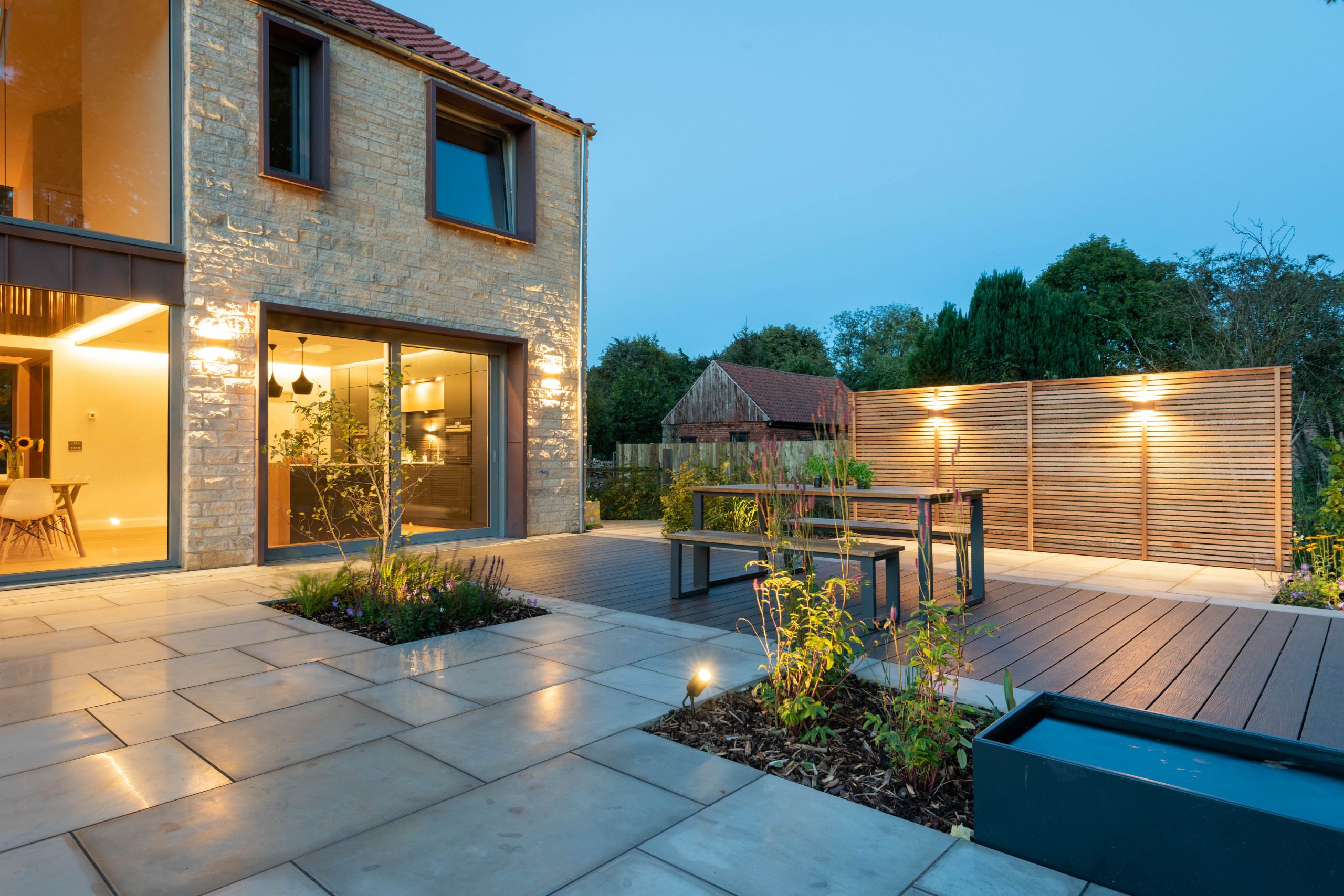 Architectural New Build with Integrated Garden Design
