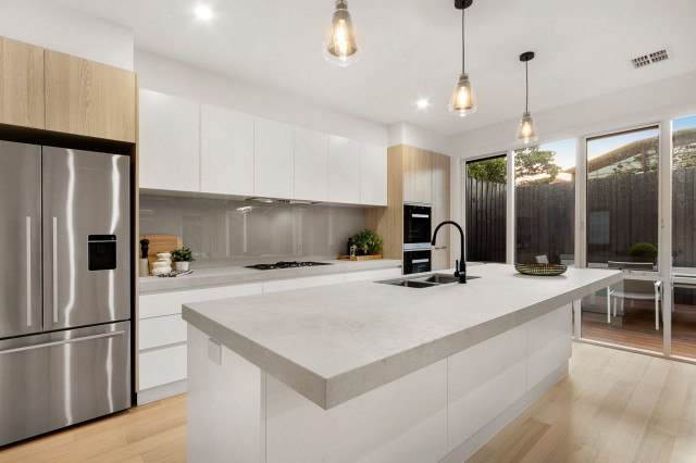Open Plan Living, Kitchen and Dining Area contemporary-kitchen