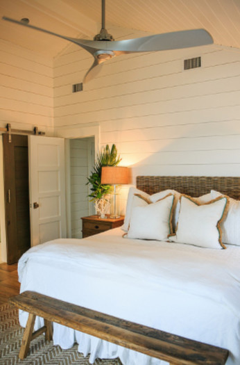 Photo of a large beach style bedroom in Other.