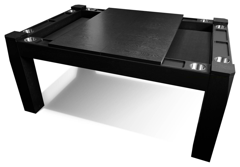Origins Onyx Game Table, With Dining Top Contemporary Game Tables