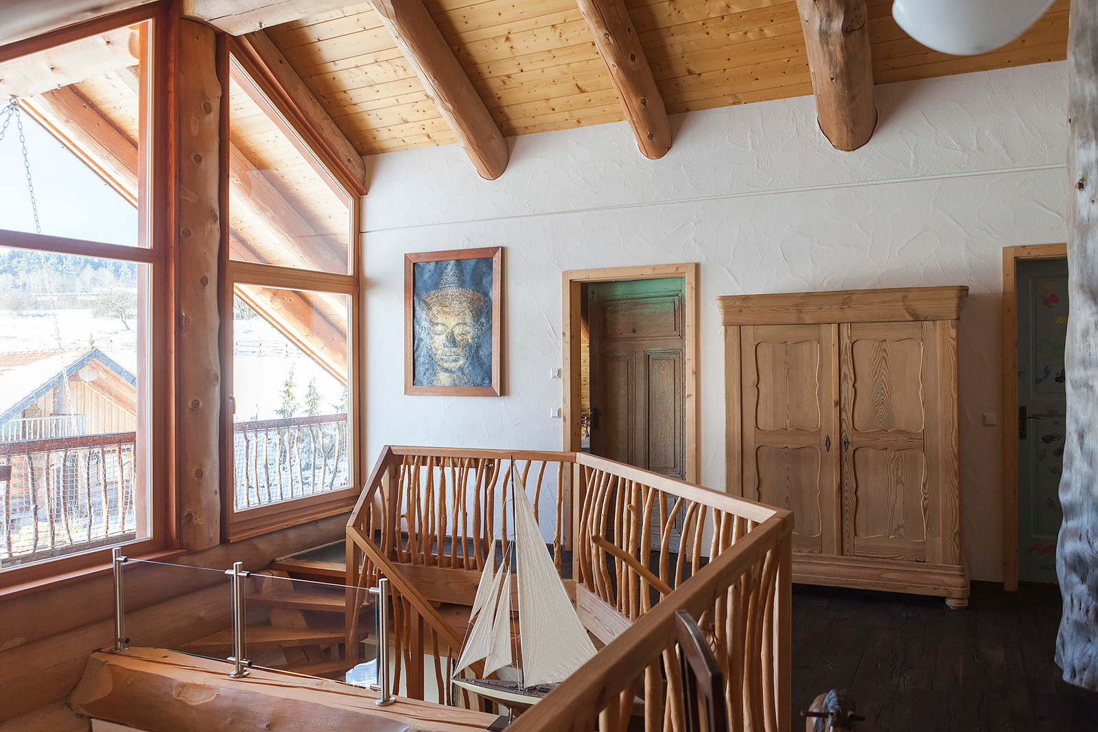 Съёмка дома в деревне Кёнигсхайм, Германия