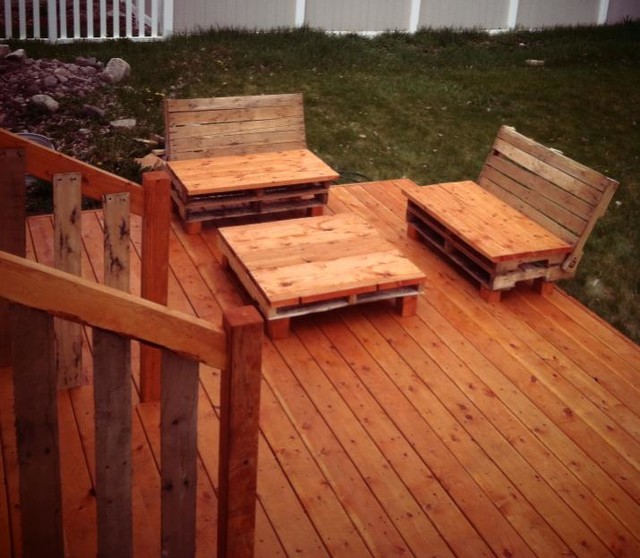 Deck and pallet furniture