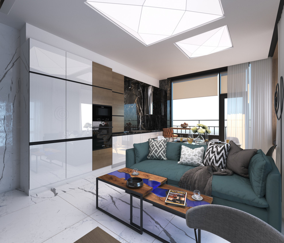 Интерьер квартиры ЖК "ЭВОЛЮЦИЯ", Новосибирск