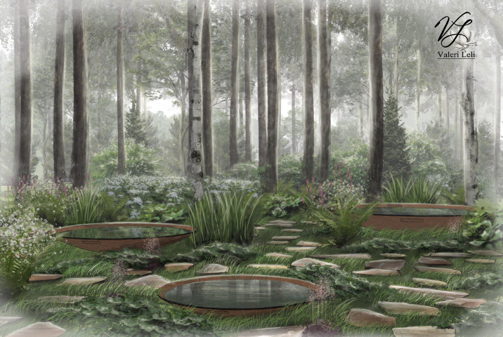 Лес под луной