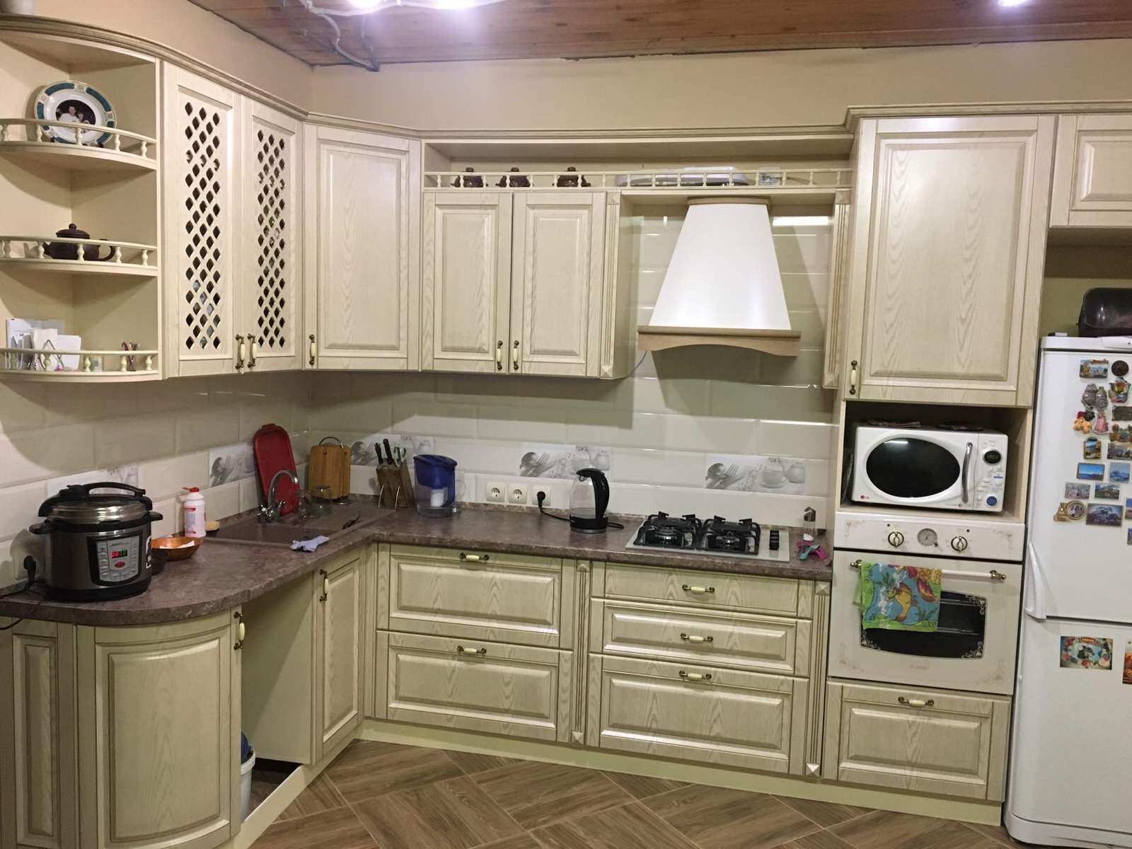 крем ясень патина золото, аламбра темная