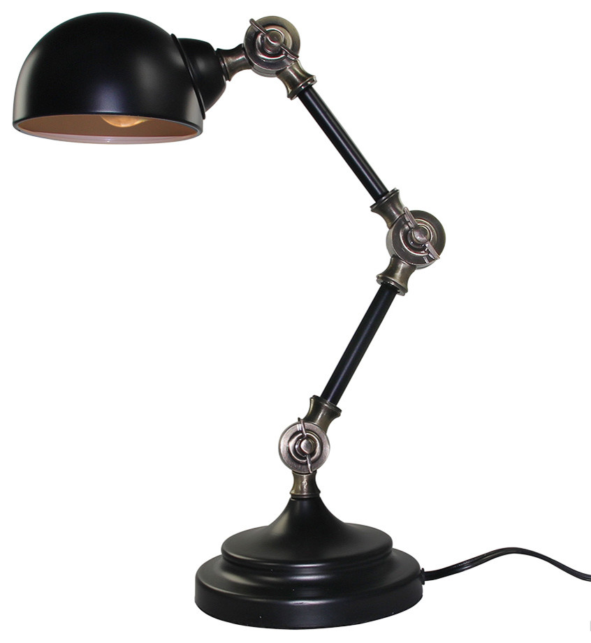 LNC 1-Light Retro Style Industrial Table Lamp Lighting
