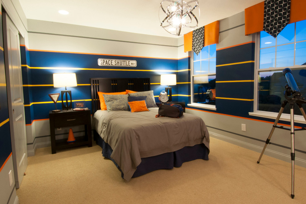 Design ideas for a transitional kids' room in Columbus.