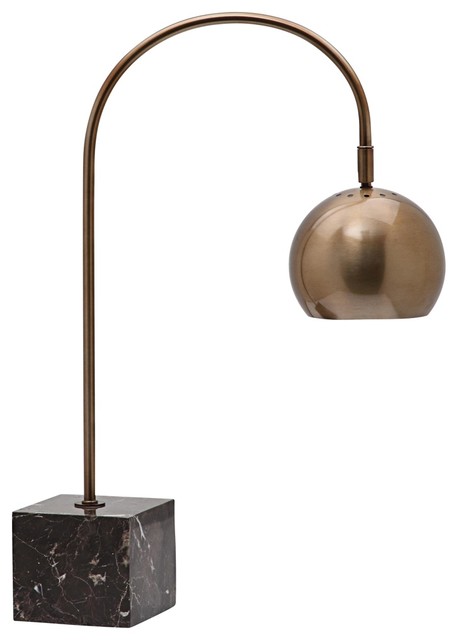 22 25 Arc Task Lamp With Marble Base Contemporary Desk Lamps 22 25 Arc Task Lamp With Marble Base