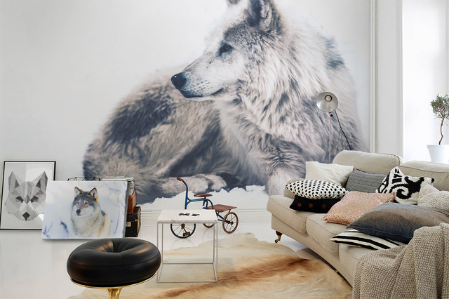 HOWLING WOLF skandinavisk-vardagsrum