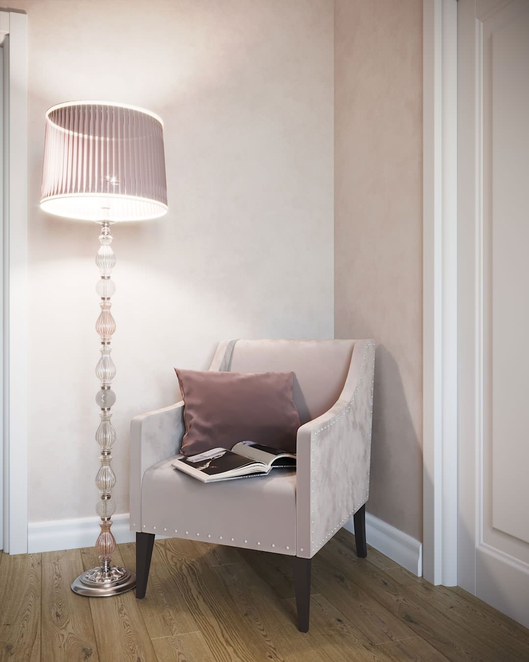 Проект Спальни в ЖК «Микрогород в лесу».