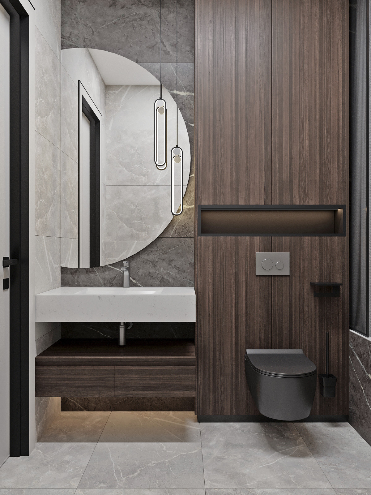 Интерьер в ЖК "Западный порт"