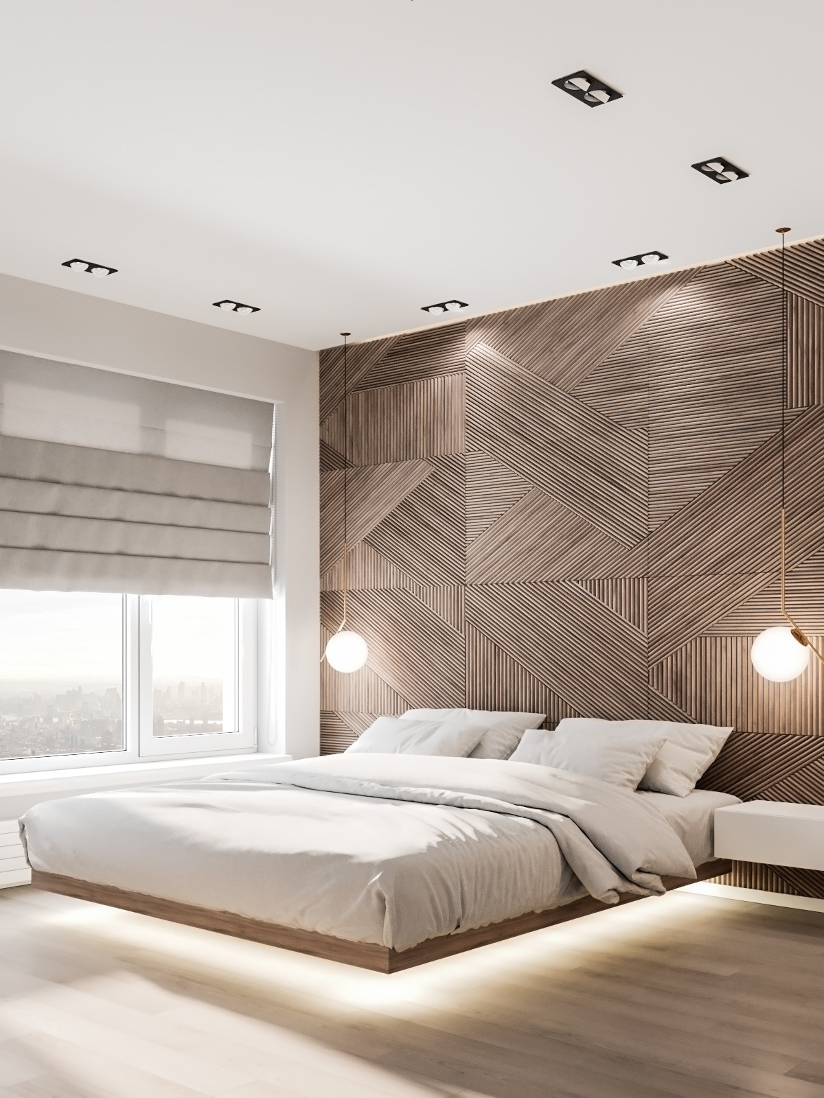 Дизайн проект квартиры в Москве в современном стиле (Варшавское шоссе, 2019)