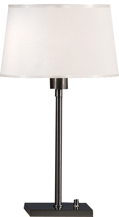 Real Simple Table Lamp, Gunmetal/Snowflake