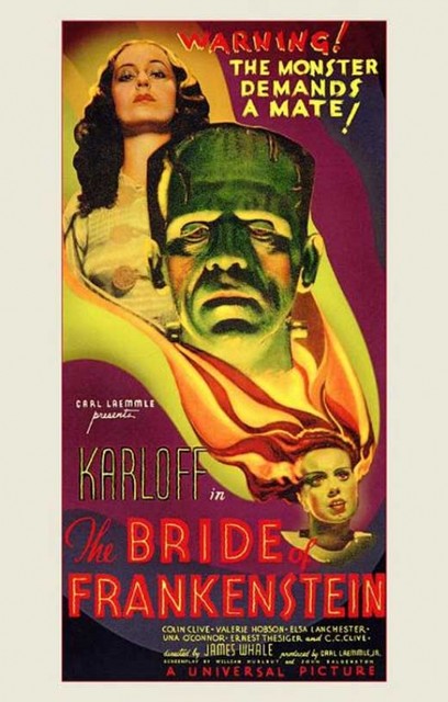 Bride Of Frankenstein Movie Poster 24x36 