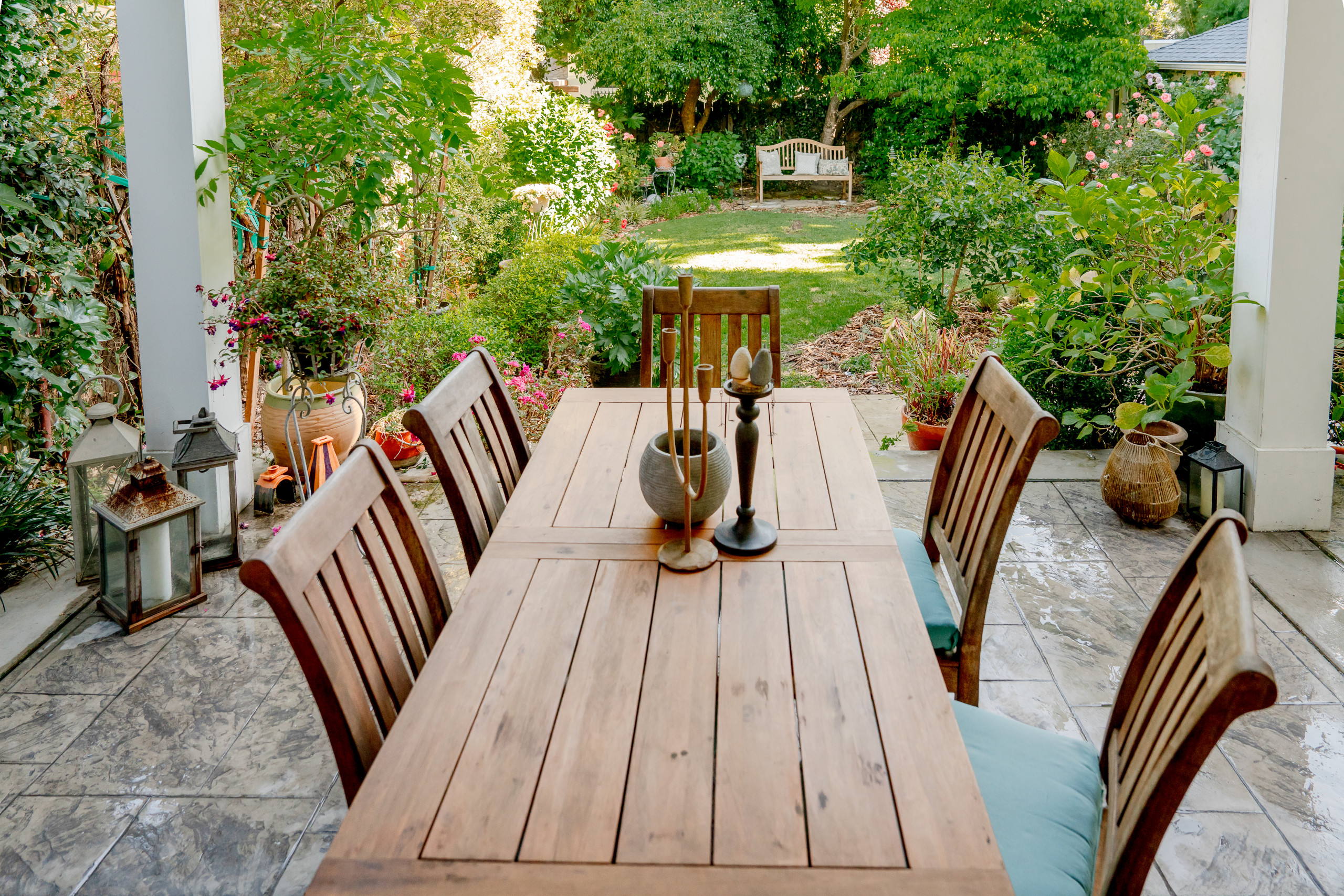 Garden Layers from the Table