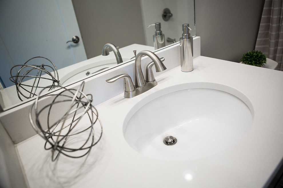 Transitional home design photo in Cedar Rapids