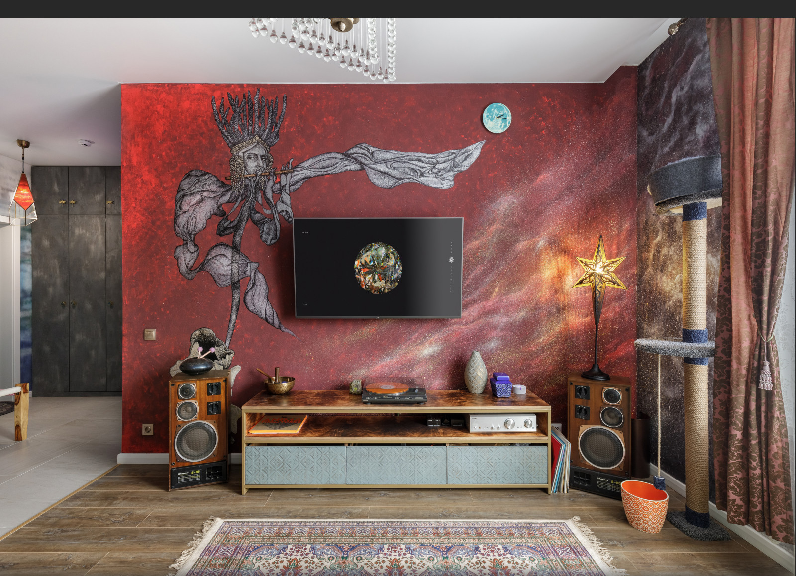 «Нарисованный дом» или Handmade interior