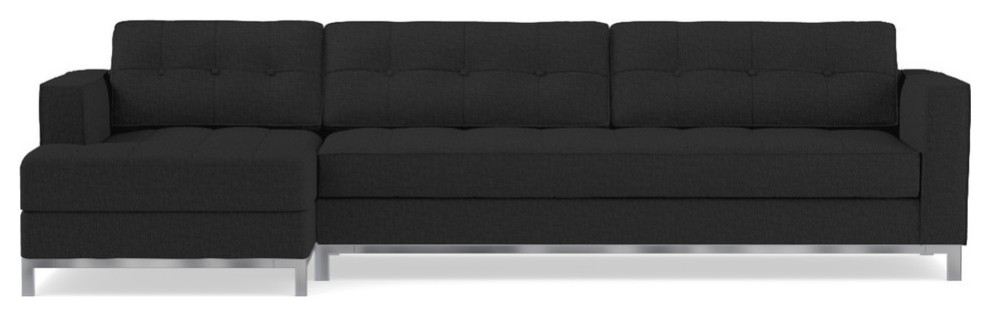 Apt2B Fillmore 2-Piece Sectional Sofa, Coal, Chaise On Left ...