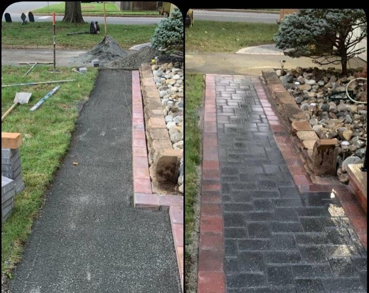 Masonry work and pavers