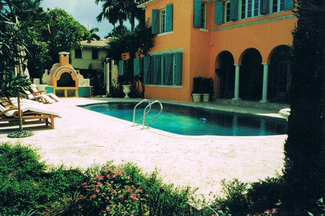 Stone Floor rustic-pool